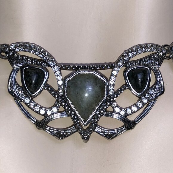 CHLOE + ISABEL Enchanted Obsidian Filigree Collar - N180 - Picture 4 of 5